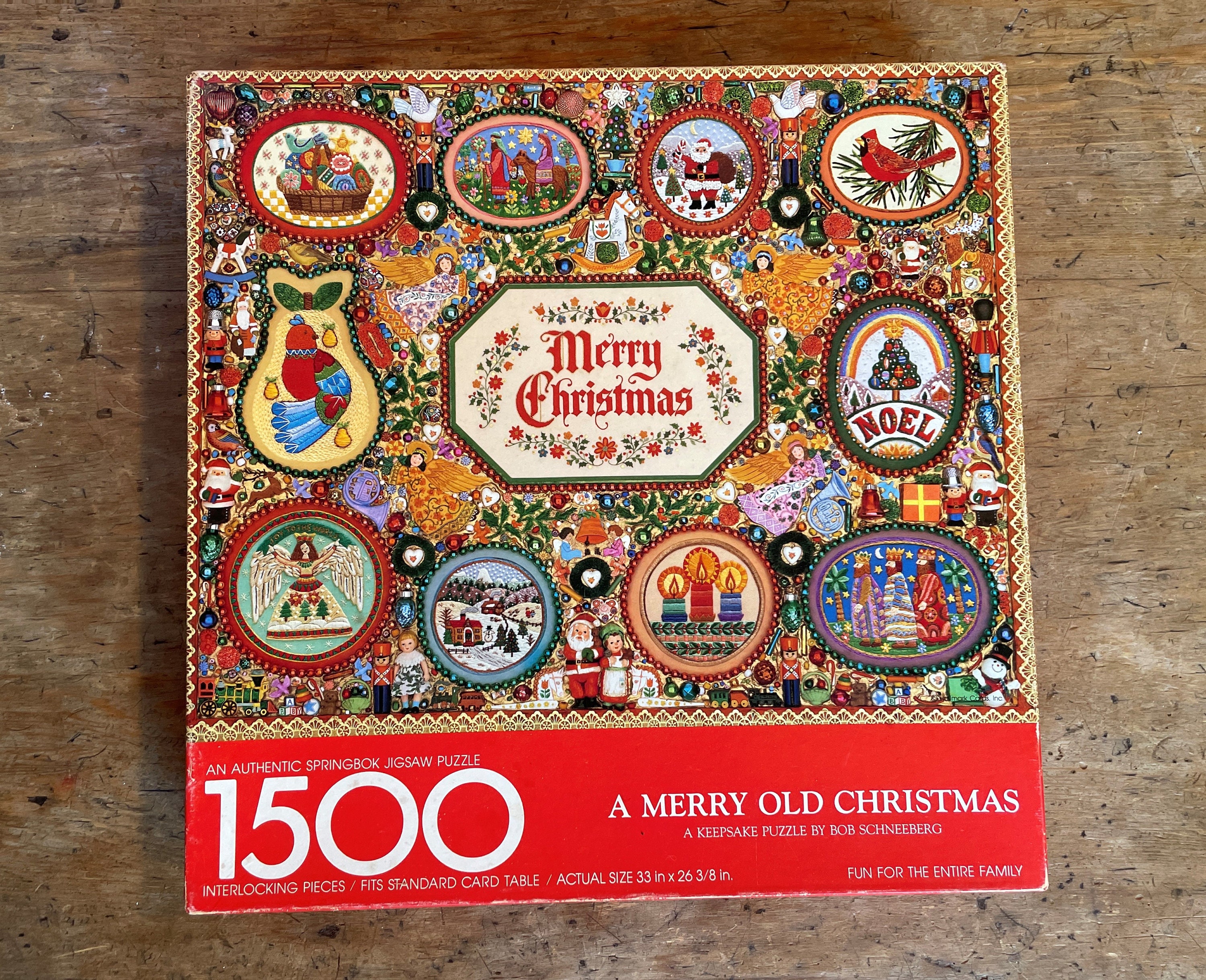 Springbok Christmas Festival de Noel Jigsaw Puzzle 1000 Pieces