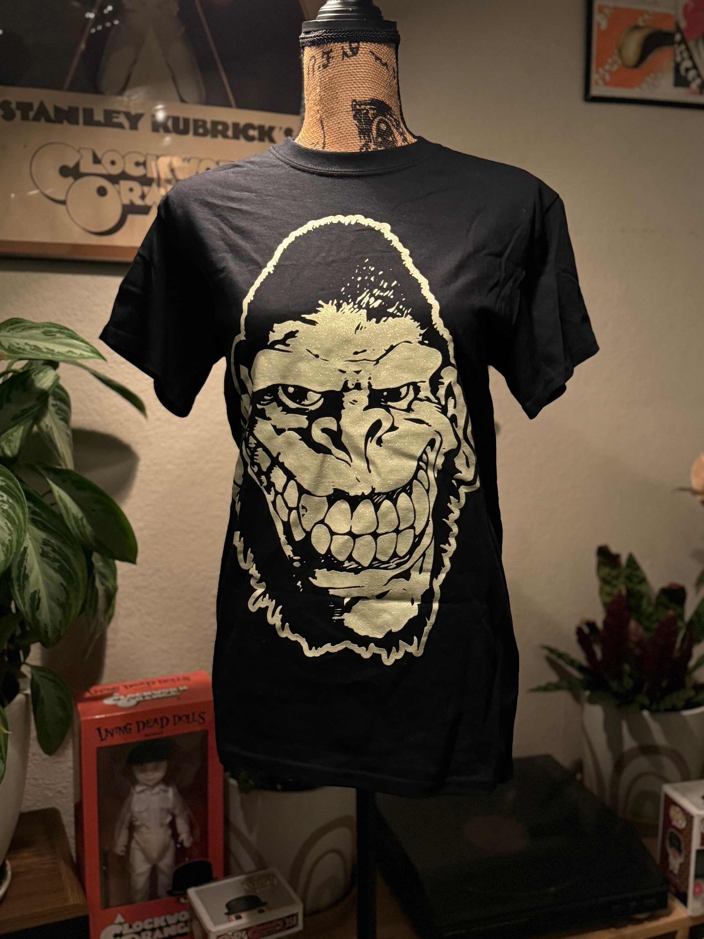 Limited Edition Gorilla Biscuits Band T-shirt Glitter Gorilla Logo