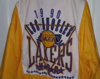 Los Angeles Lakers 1990 Vintage Jacket XL NBA Basketball 90s