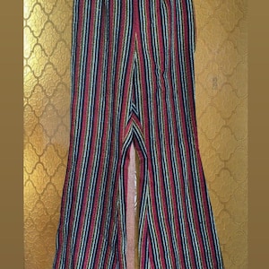 Vintage 70s Striped Pants - Etsy