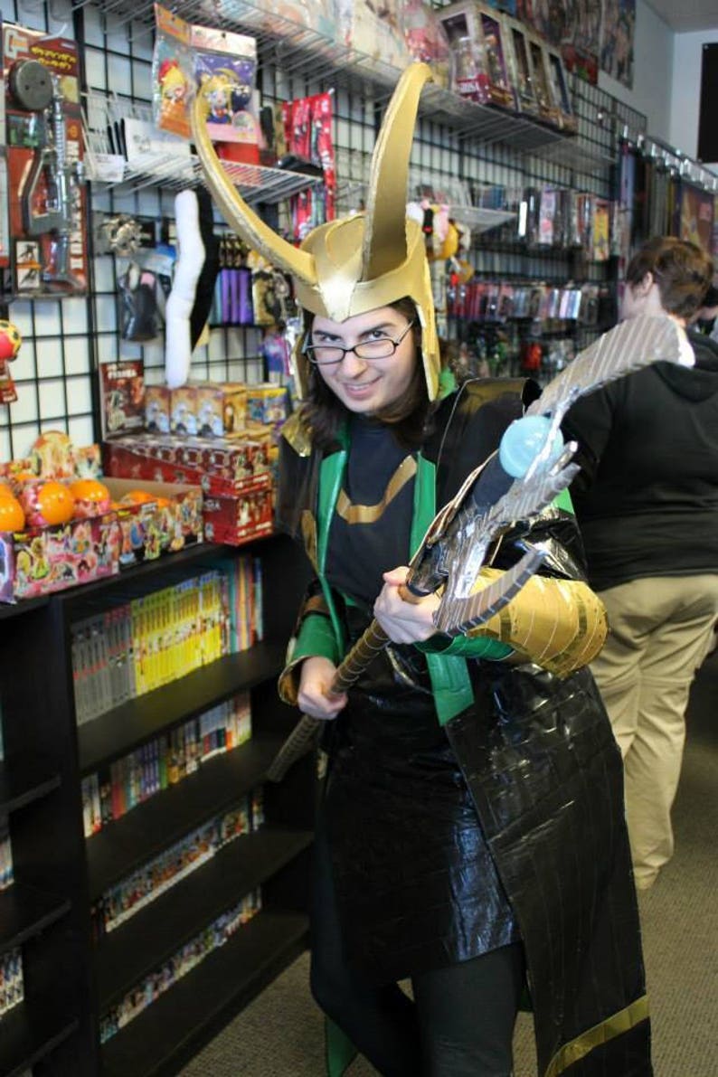 Loki Staff Scepter Head Craft Foam Pattern Etsy