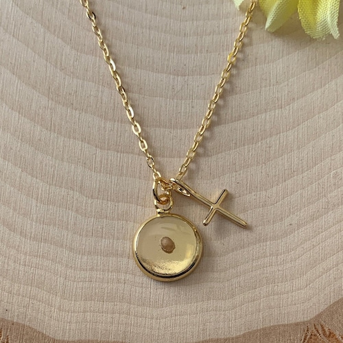 Mustard Seed Necklace Faith Jewelry Etsy