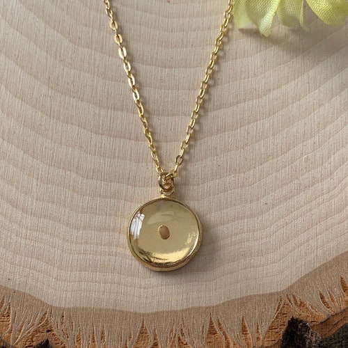 Mustard Seed Necklace Gold Mustard Seed Pendant Matthew 17 Etsy