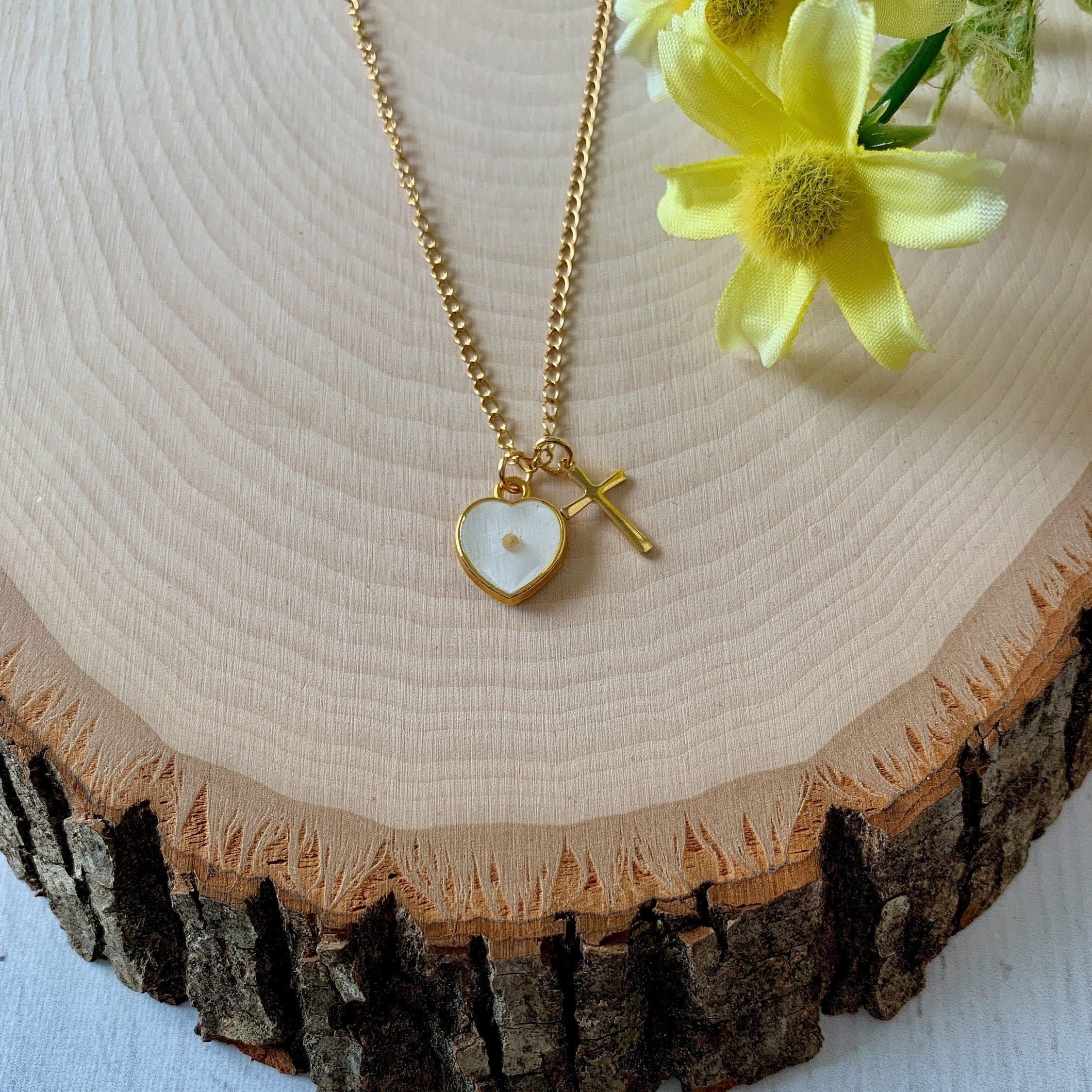 Gold Mustard Seed Necklace - Faith Necklace - Christian Women Gifts - Matthew 17 20 - Christian Jewelry - 24K Gold - Faith Based Gifts