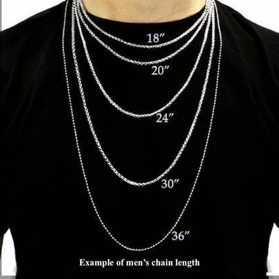 Mens 18 inch cross necklace discount