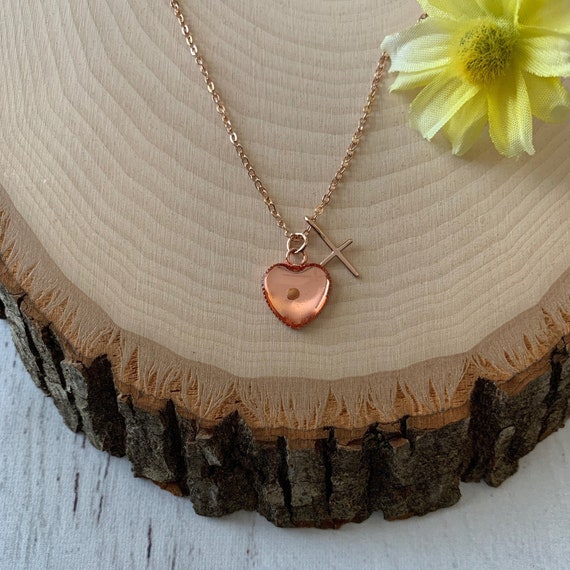Rose gold on sale mustard seed necklace