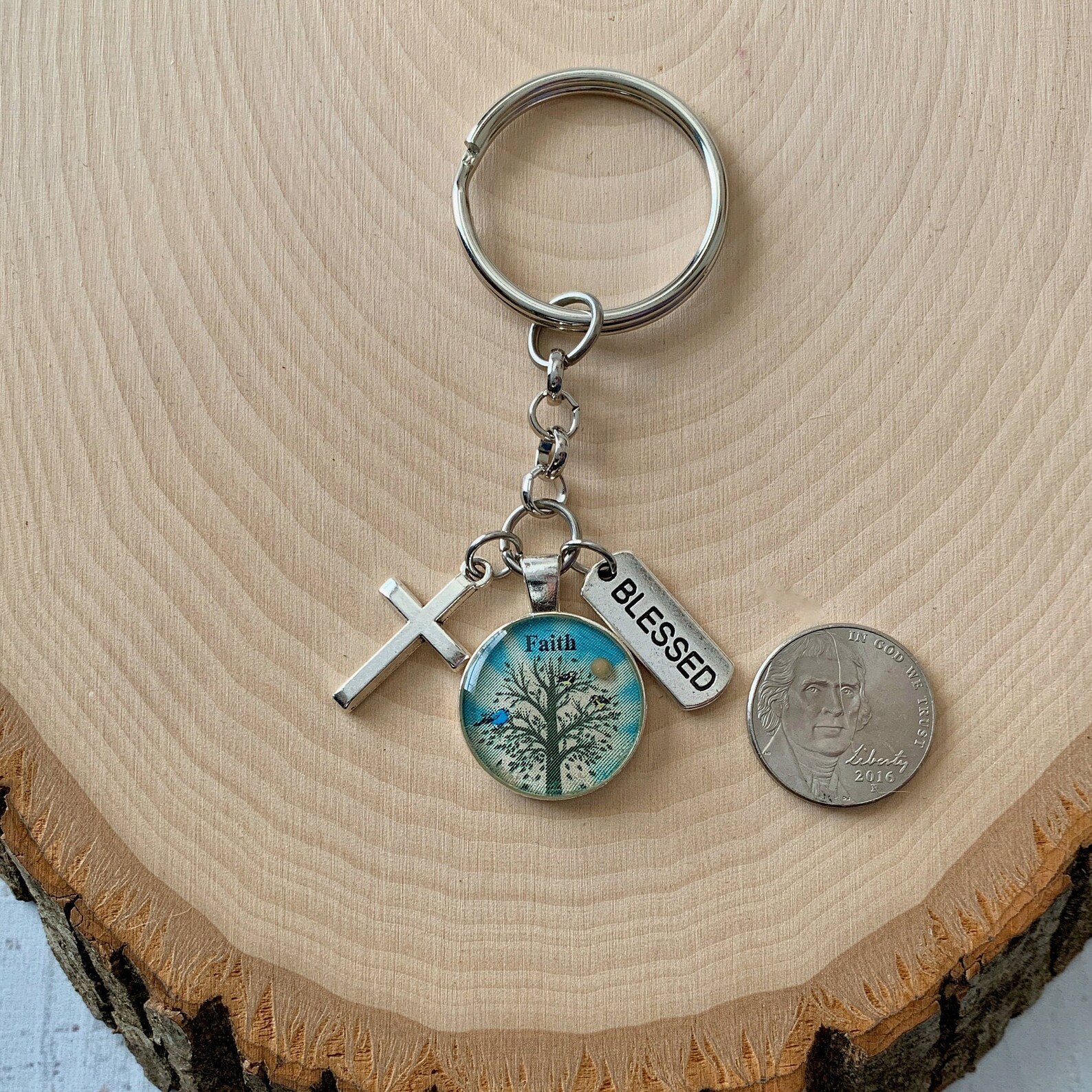Faith of a Mustard Seed Keychain Blessed Keychain for Her Etsy