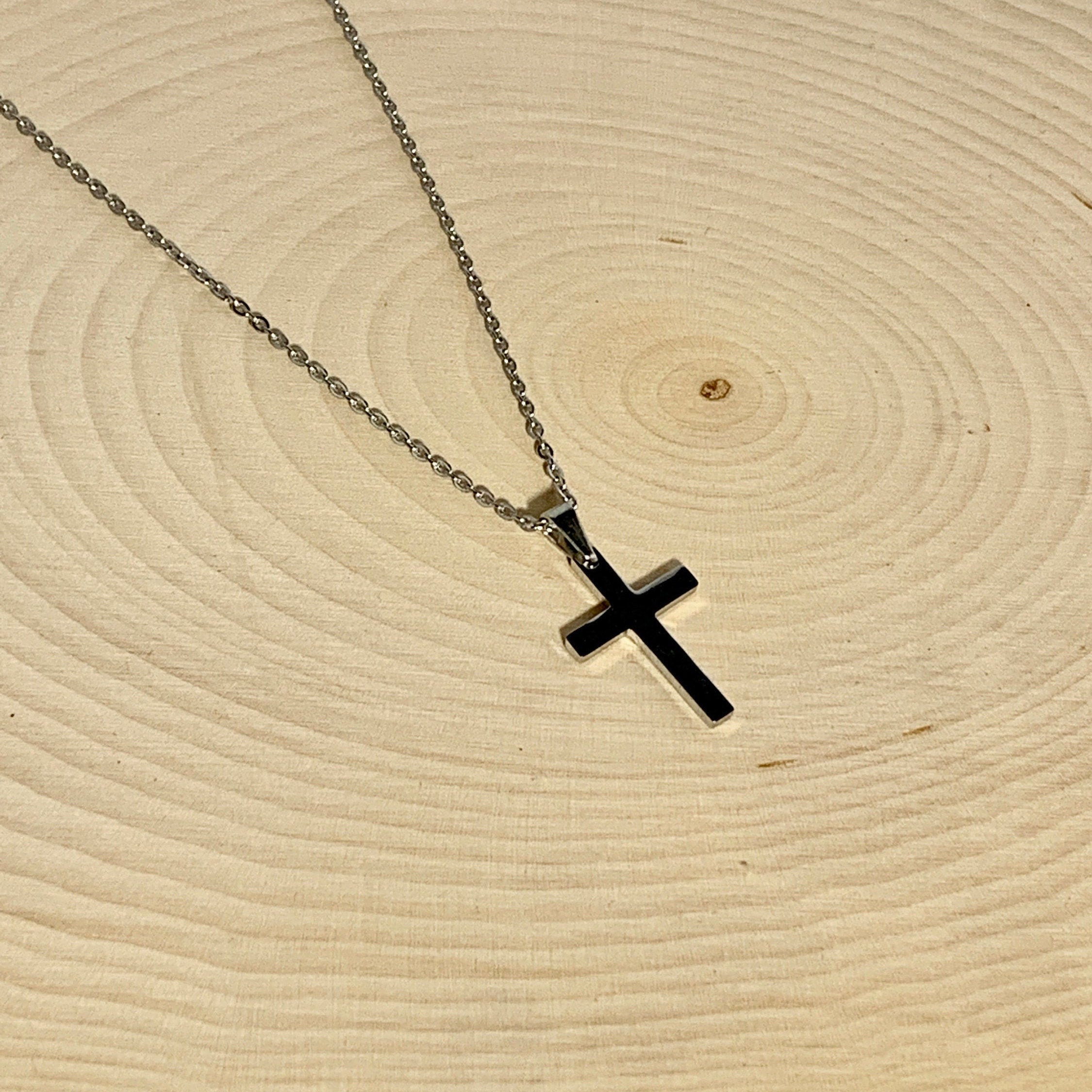 Girls' Gothic Style Cross Sterling Silver Necklace - In Season Jewelry :  Target