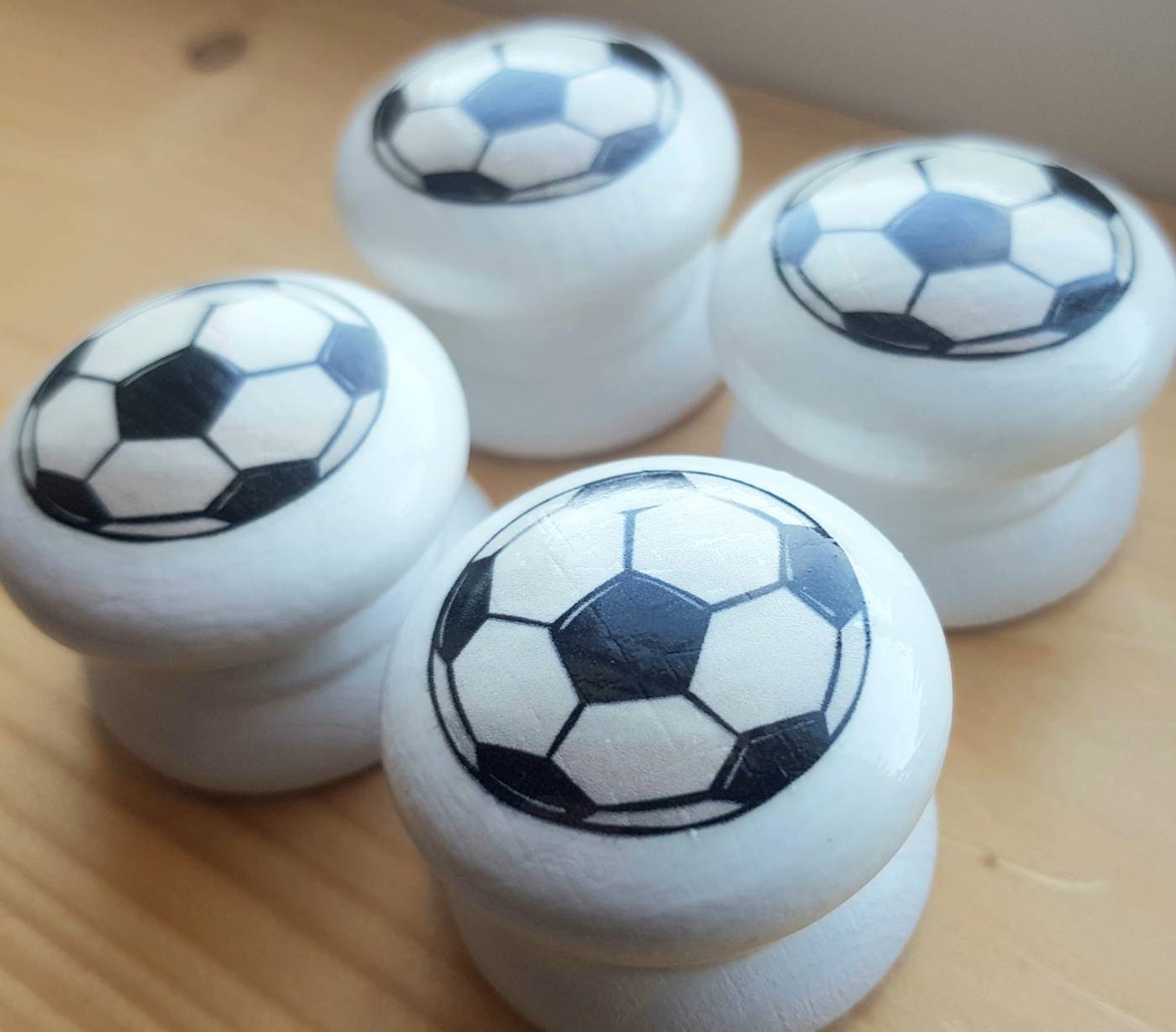 Football Drawer Knobs 35mm Dia Soccer Tennis Basketball Etsy