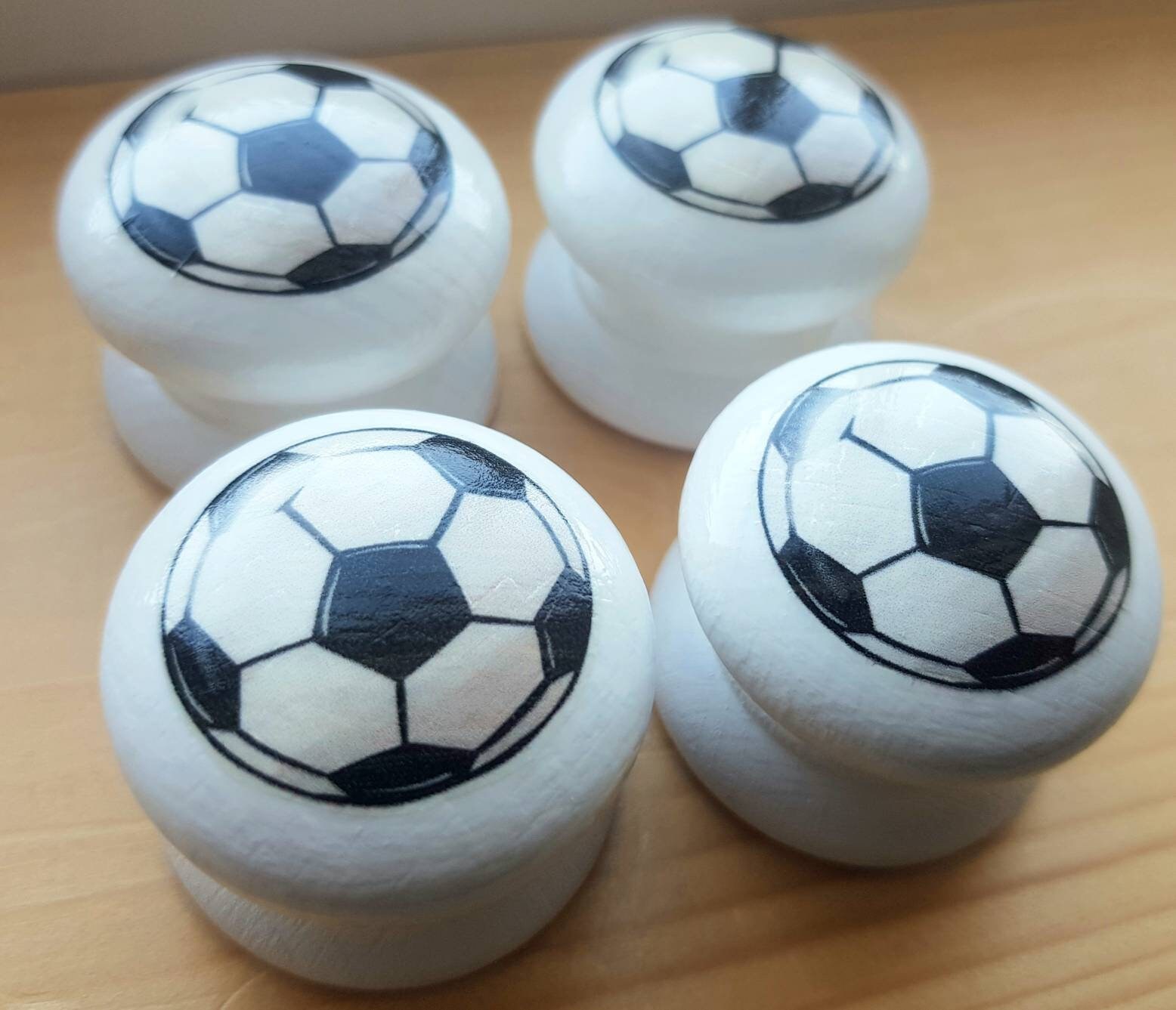 Football Drawer Knobs 35mm Dia Tennis Basketball Cricket Etsy