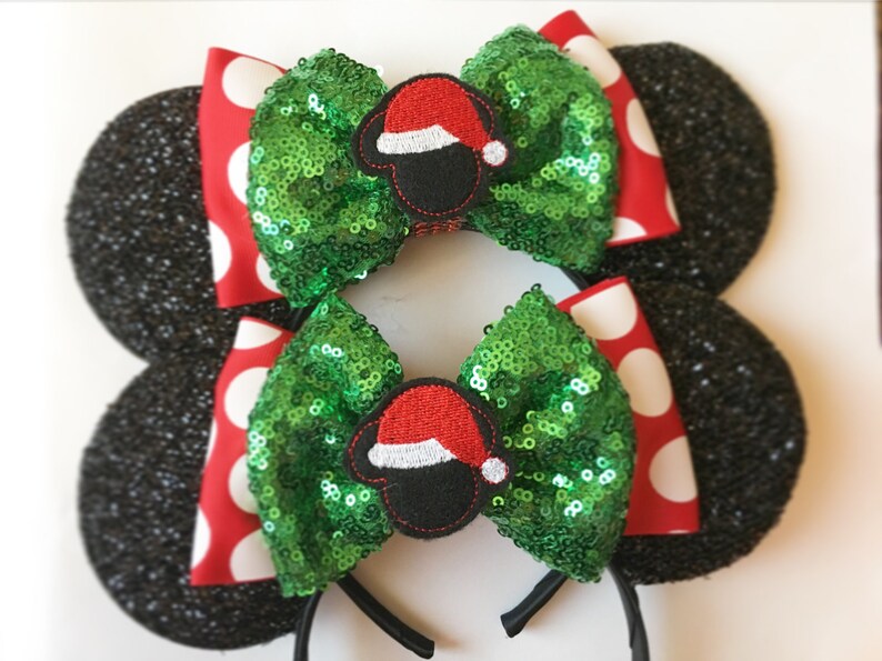 Santa Mickey inspired Mouse Ears