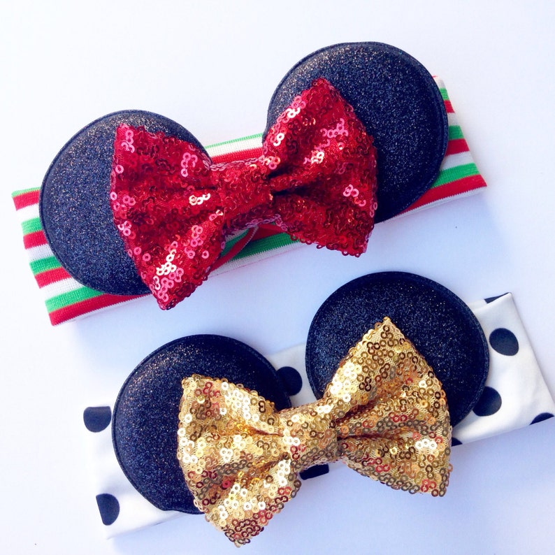 Holiday inspired baby Mouse ears