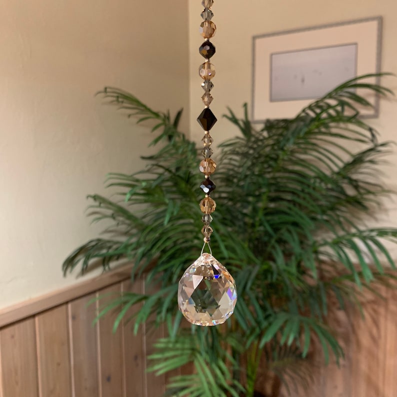 Handcrafted Sun-Catcher with Sparkling Outlet SALE Albuquerque Mall Crystals 30mm Swarovski