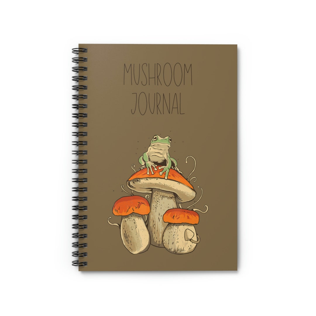 Mushroom Notebook Cottagecore Mushrooms Foraging Vintage Woodland ...