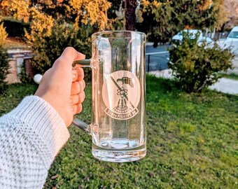 Squadron Etched Beer Stein