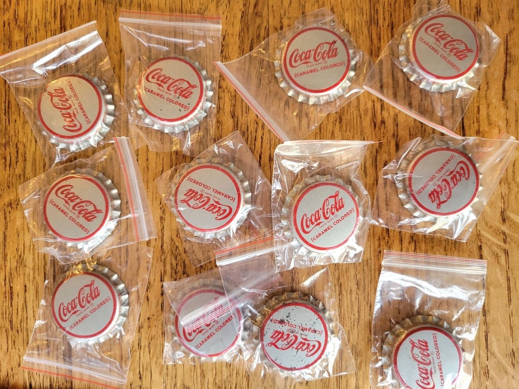 121950's Coca Cola, Carmel Colored Bottle Cork Crowns. Never Used