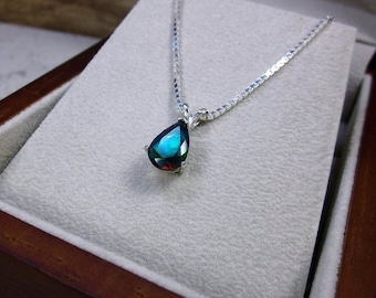 dark opal necklace