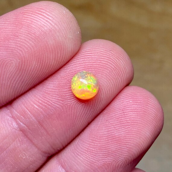 Rainbow Opal Sterling Silver Ring: Celtic Style, … - image 3