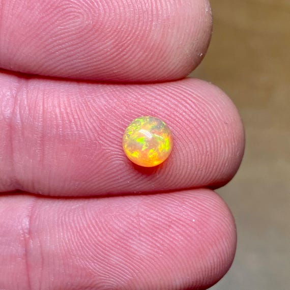 Rainbow Opal Sterling Silver Ring: Celtic Style, … - image 2