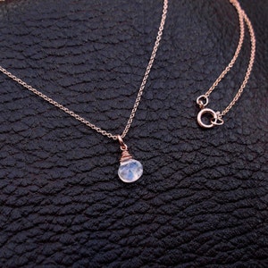 Pretty sparkling blue flashing Moonstone gift for her
