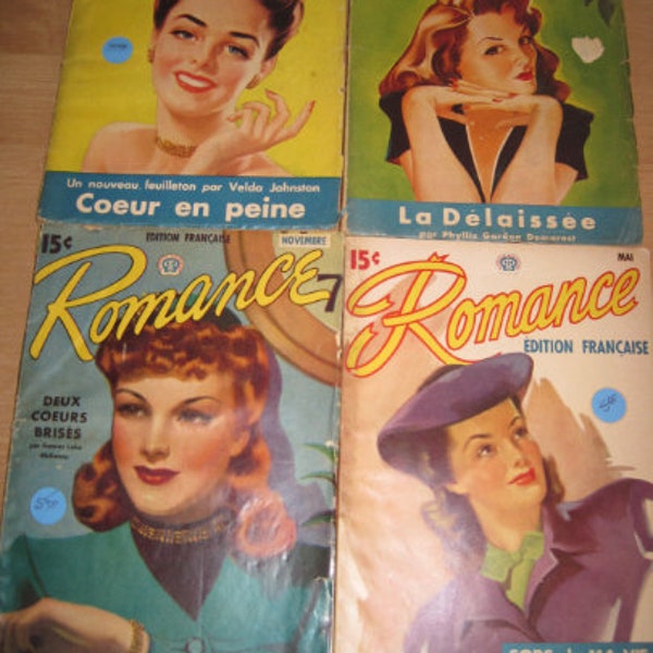 romance writers of canada magazine Vintage 4 Magazine Romance Collection/ Vintage 4 Magazine Romance Collection