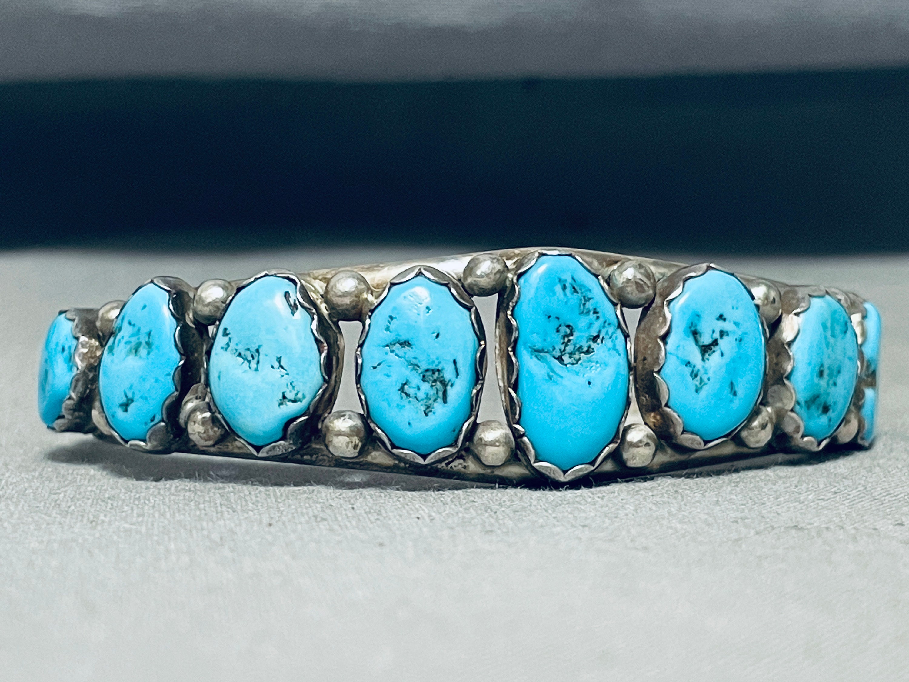 Superlative Vintage Navajo Platero Sterling Silver Native American Barrette Superlative Vintage Navajo Platero Sterling Silver Native American Barrette