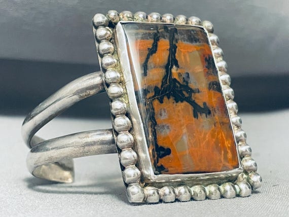 Most Unique Rectangular Vintage Native American N… - image 3