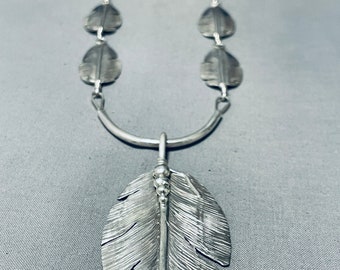 Very Important Vintage Ben Begaye (d) Sterling Silver Necklace - Make An Offer!