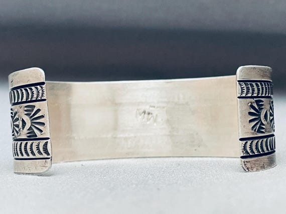 One Of The Most Unique Navajo Abalone Shell Sterl… - image 5