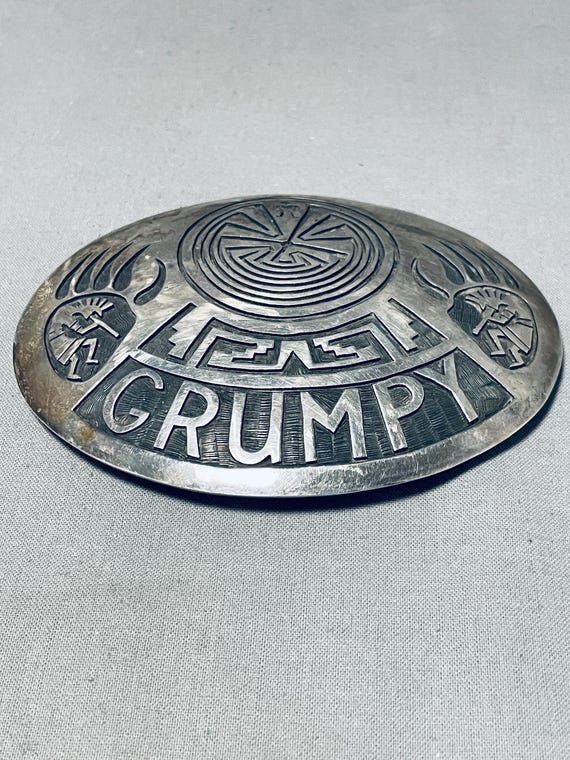 Gasp! Revolving Handmade Silver Work Sterling Native American Navajo Bracelet Gasp! Revolving Handmade Silver Work Sterling Native American Navajo Bracelet
