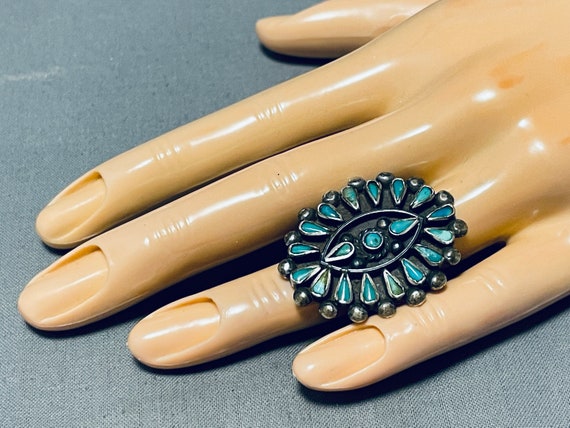 Fabulous Vintage Native American Navajo Turquoise… - image 7