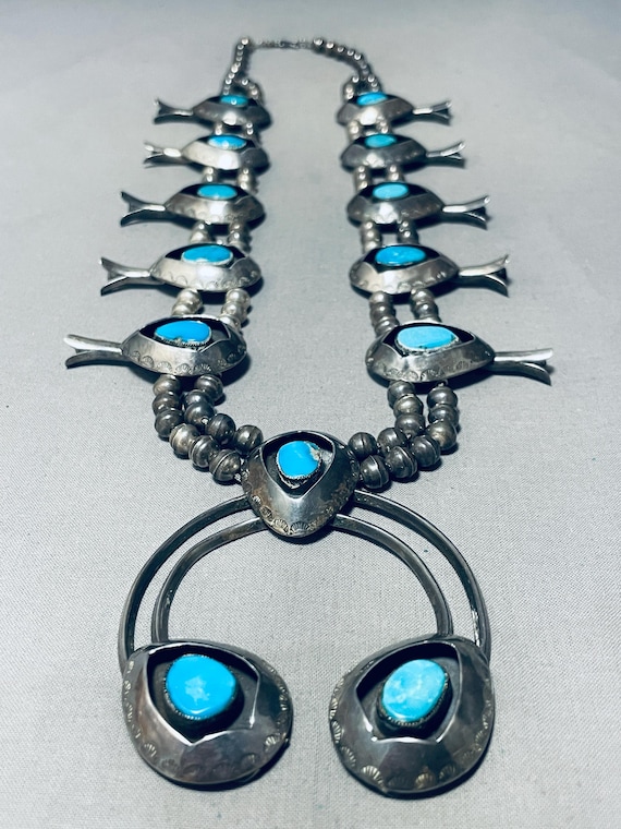 Exceptional Vintage Native American Navajo Turquoise Sterling Silver Shadowbox Earrings Exceptional Vintage Native American Navajo Turquoise Sterling Silver Shadowbox Earrings