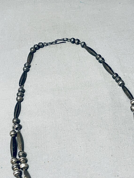 Huge Vintge Navajo Bisbee Native American Jewelry Silver Thorn Bracelet Huge Vintge Navajo Bisbee Native American Jewelry Silver Thorn Bracelet