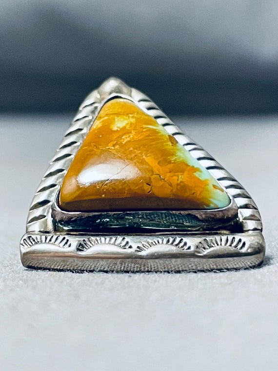Important Vintage Navajo Tie Tack Native American Jewelry Silver Pin Kee Joe Benally (d.) Important Vintage Navajo Tie Tack Native American Jewelry Silver Pin Kee Joe Benally (d.)