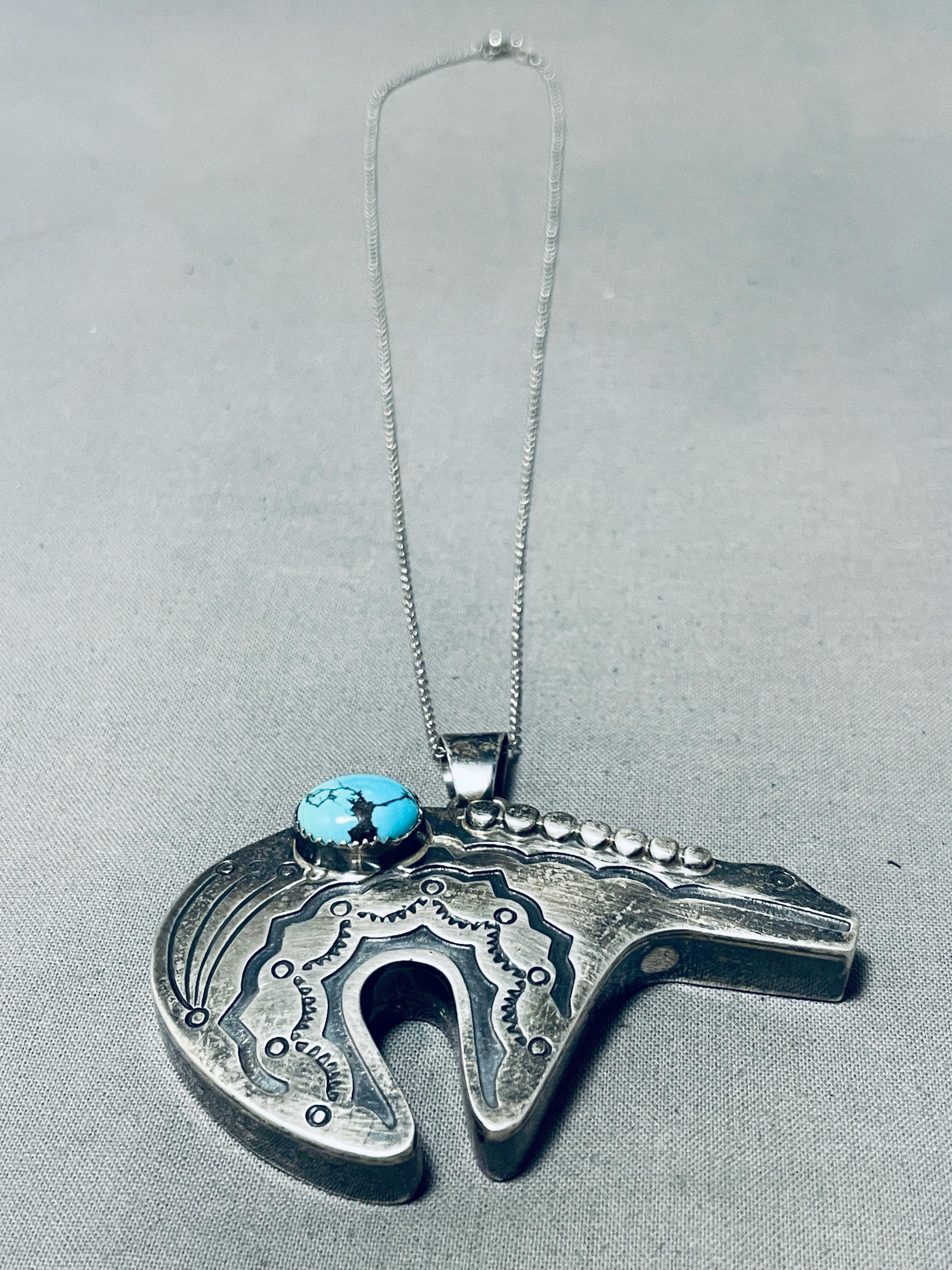 Special Vintage Native American Navajo Blue Diamond