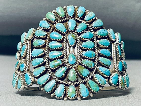 Herb Begay Vintage Native American Navajo Silver Qworks Galore Sterling Bracelet Herb Begay Vintage Native American Navajo Silver Qworks Galore Sterling Bracelet
