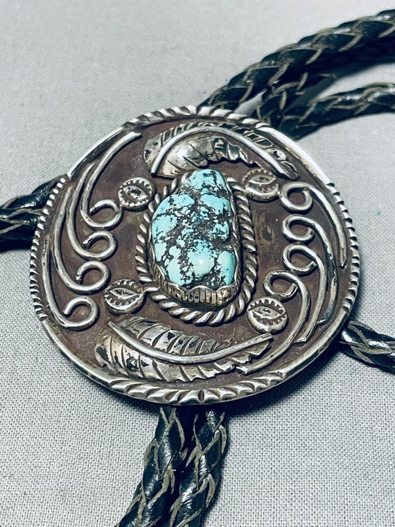 Very Important Vintage Native American Hopi Guild Turquoise Sterling Silver Bracelet Old Very Important Vintage Native American Hopi Guild Turquoise Sterling Silver Bracelet Old
