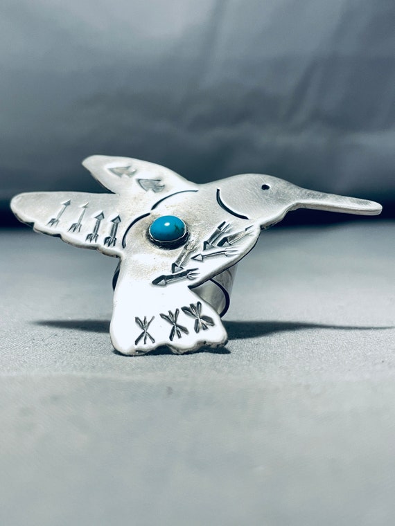 Expressive Vintage Native American Navajo Royston Turquoise Sterling Silver Clip Earrings Expressive Vintage Native American Navajo Royston Turquoise Sterling Silver Clip Earrings