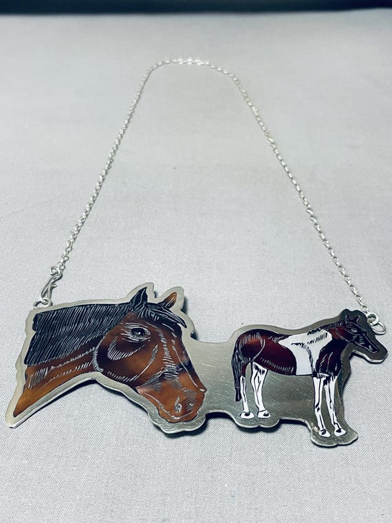 The Best Santo Domingo Completely Hand Carved Horse Necklace The Best Santo Domingo Completely Hand Carved Horse Necklace