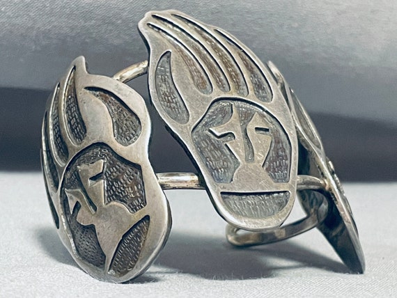 The Best Vintage Native American Hopi Badger Paw … - image 2