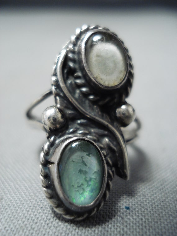 Exquisite Vintage Navajo Native American Abalone … - image 1