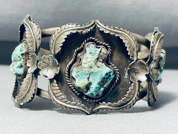 【美品】American Indian Jewelry「 Ⅱ 」「 Ⅲ 」 Vintage Signed 
