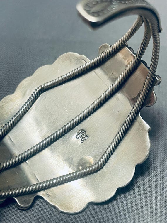 All Coils!!!! Vintage Native American Navajo Turquoise Sterling Silver Sturdy Bracelet All Coils!!!! Vintage Native American Navajo Turquoise Sterling Silver Sturdy Bracelet