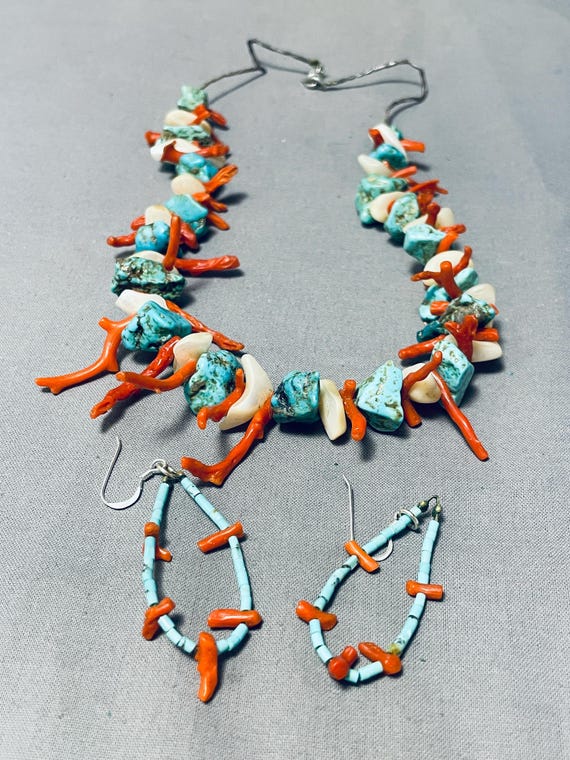 Native American Dropdead Gorgeous Kachina Turquoise Sterling Silver Necklace Native American Dropdead Gorgeous Kachina Turquoise Sterling Silver Necklace