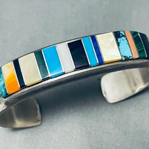 Freddy Platero Vintage Native American Navajo Turquoise Sterling