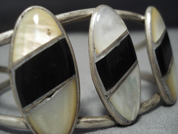 Wonderful Vintage Native American Navajo Sterling… - image 6