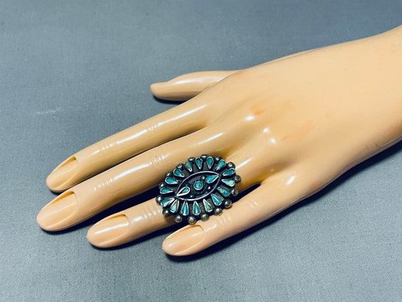 Fabulous Vintage Native American Navajo Turquoise… - image 6