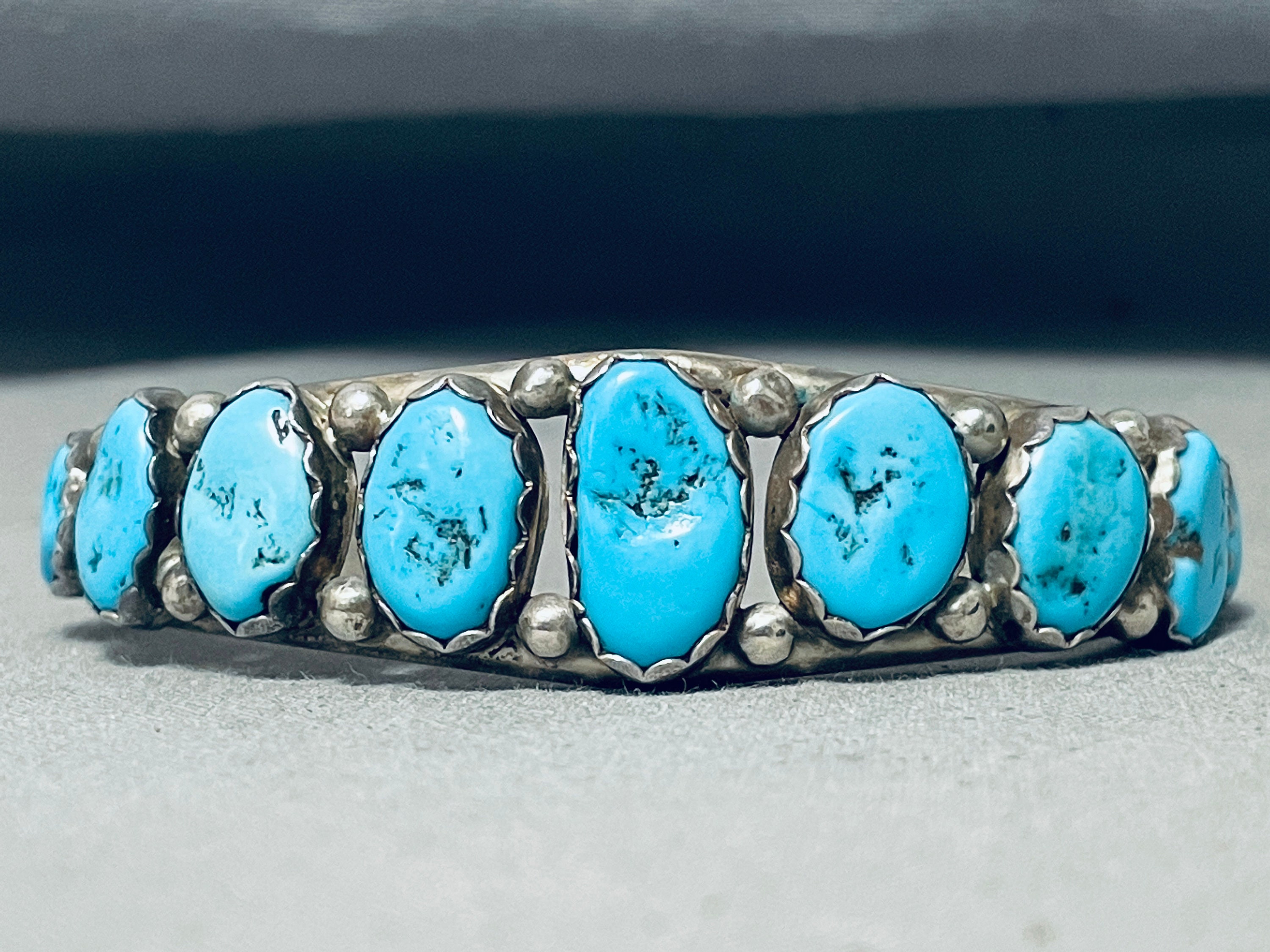 Superlative Vintage Navajo Platero Sterling Silver Native American Barrette Superlative Vintage Navajo Platero Sterling Silver Native American Barrette