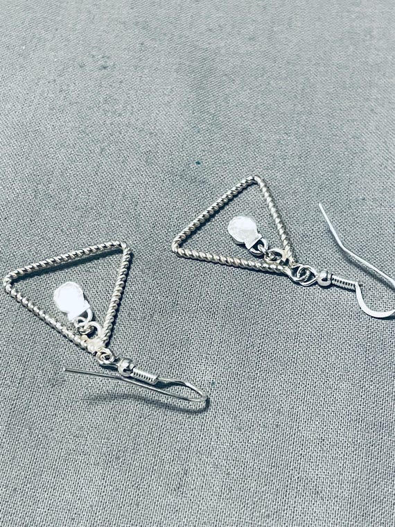 Clothes Hanger Vintage Native American Navajo Turquoise Sterlingsilver Earrings Clothes Hanger Vintage Native American Navajo Turquoise Sterlingsilver Earrings