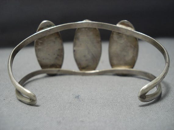 Wonderful Vintage Native American Navajo Sterling… - image 4